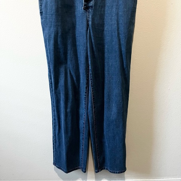 FRAYED jeans- Denim Blue Jumpsuit/Overalls Size M - Picture 3 of 6
